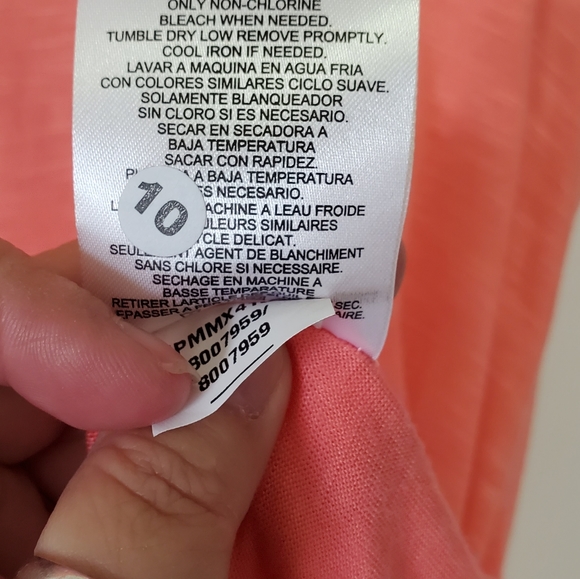 Jones New York/Coral Tunic Top - Picture 4 of 5